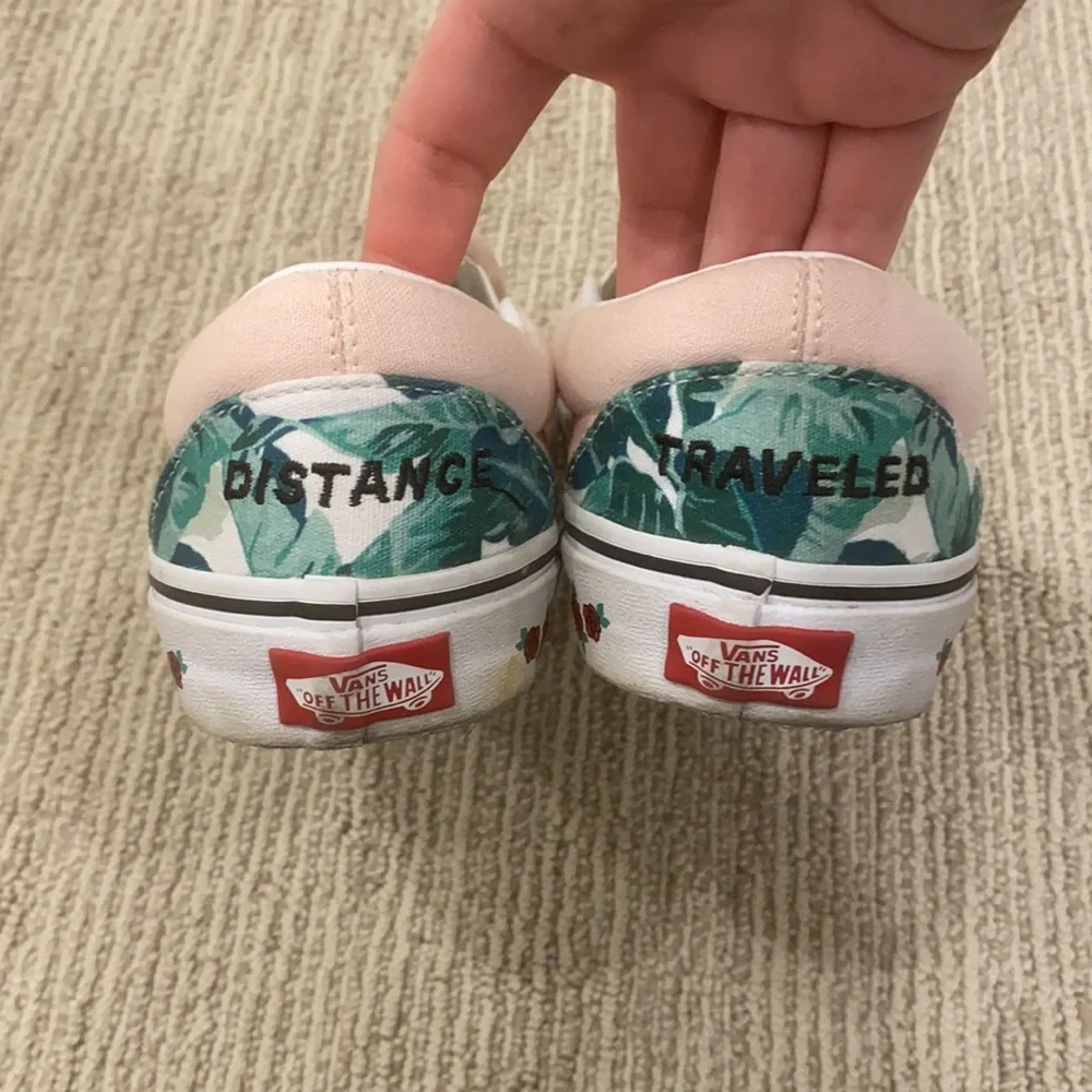 Custom Asher Palm Leaves Slip-ons - Picture 4 of 8